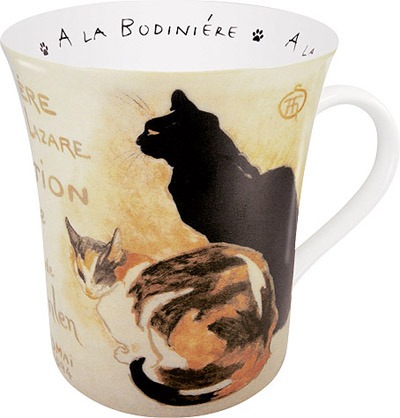 Les chats Steinlen yellow - mug
