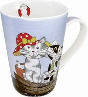 Happy cats - friendship - mug