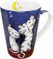 Happy cats - good night - mug