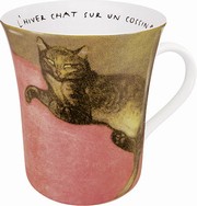 Les chats Steinlen red - mug