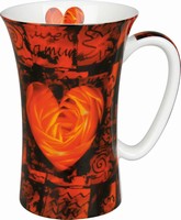 Hearts of roses - maxi hrnek