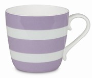Colours/Polka stripes/lilac - hrnek