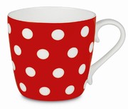 Colours/Polka dots/strawberry - hrnek