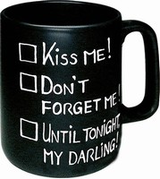 Kiss me (English) - mug