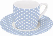 Polka dots blue - expresso