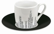 Cities on white - espresso