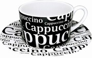 Writting on black - capuccino