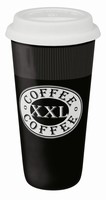 XXL Brand on black - xxl hrnek se silik.v��kem