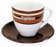 Coffee Bar/K�vov� pruhy - espresso ��lek s pod��lkem