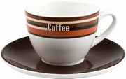 Coffee/K�vov� pruhy - ��lek s pod��lkem