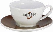 Coffee Bar/K�vov� logo - caf� cr�me ��lek s pod��lkem