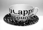 Cappuccino/P�smo - ��lek s pod��lkem