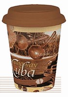 Coffee Cuba - hrnek se silikonov�m v��kem