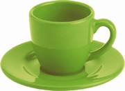 Espresso set/Sv�tle zelen� - ��lek a pod��lek