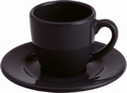 Espresso set/Černý - esp. álek s podálkem