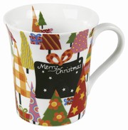 Christmas time - trees - mug