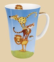 Stacked - wild cats - mega mug