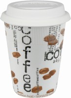 Coffee Collage - hrnek se silikonov�m v��kem