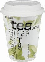 Tea Collage - hrnek se silikonov�m v��kem