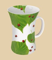 Ladybird on leaves - mug