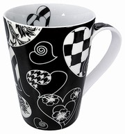 Escapada - Hearts - black - mug