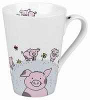 Globetrotter - pig - mug